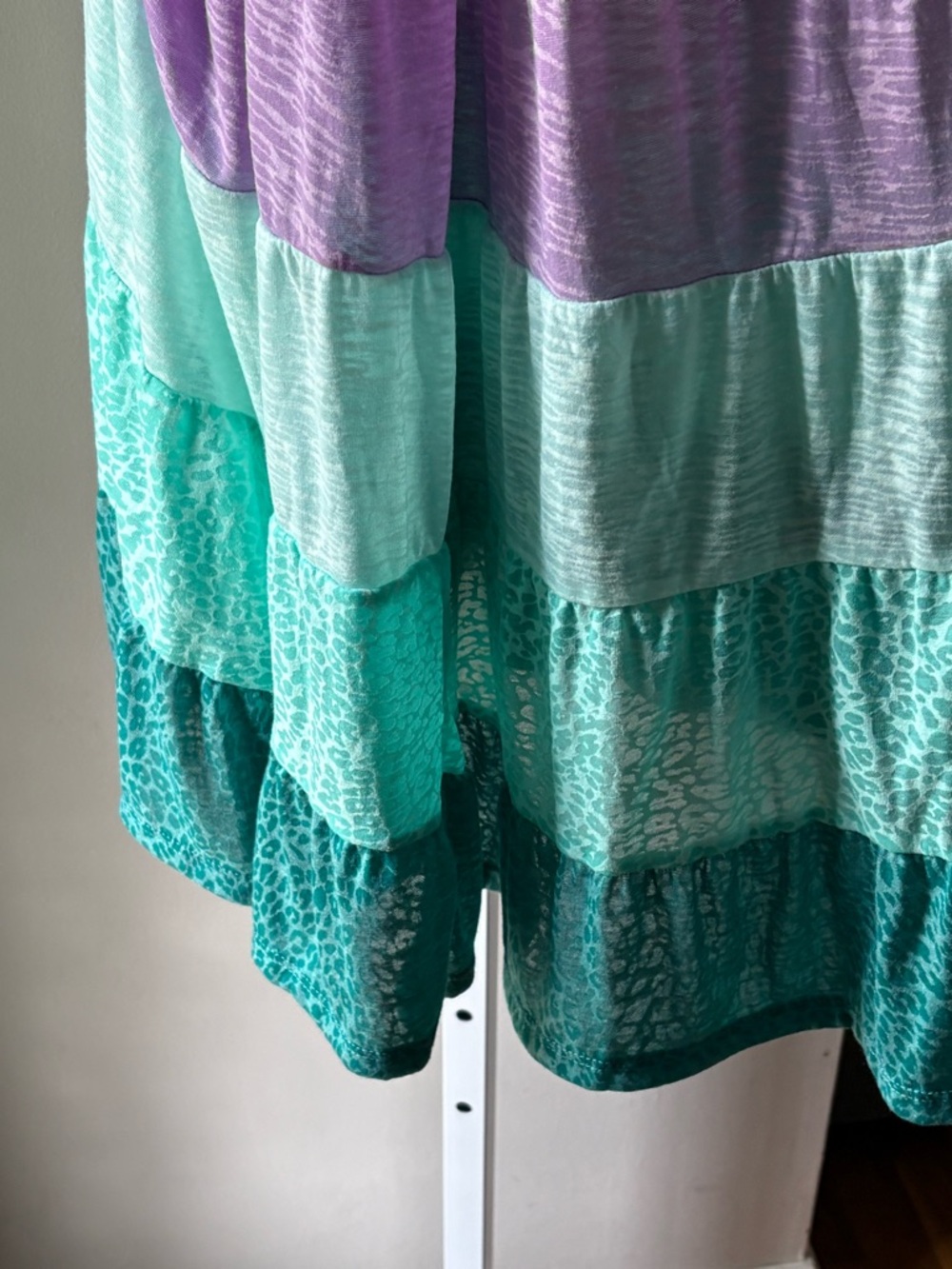 PITUSA NWT Popsicle Pastel Rainbow Lightweight Mini Halter Dress One Size - Picture 11 of 14